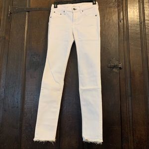 Rag & bone White capri jeans